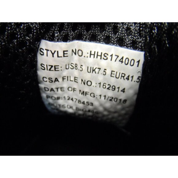 HELLY HANSEN Men's Composite Toe Composite Plate Low-Cut Work Shoes Black 8.5M - Picture 8 of 8